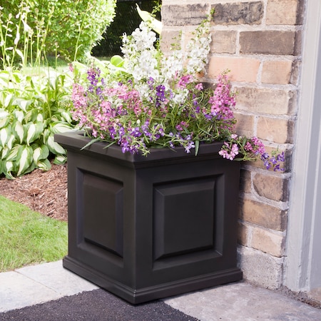 Mayne Nantucket 16x16 Planter - Espresso 5865-ES